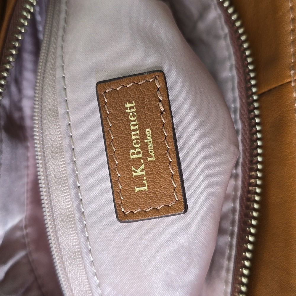 LK BENNETT Medium  Brown Anna Leather Handbag - Picture 15 of 16